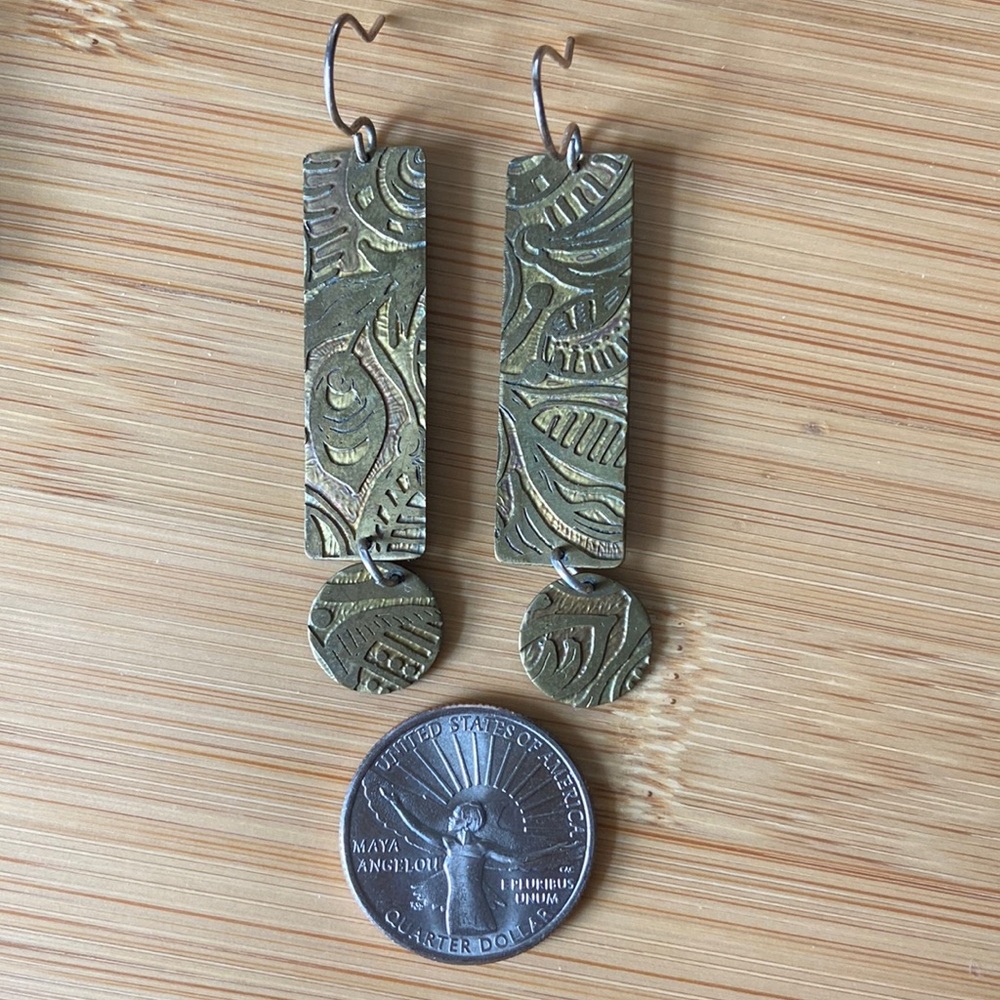 Artist made earrings